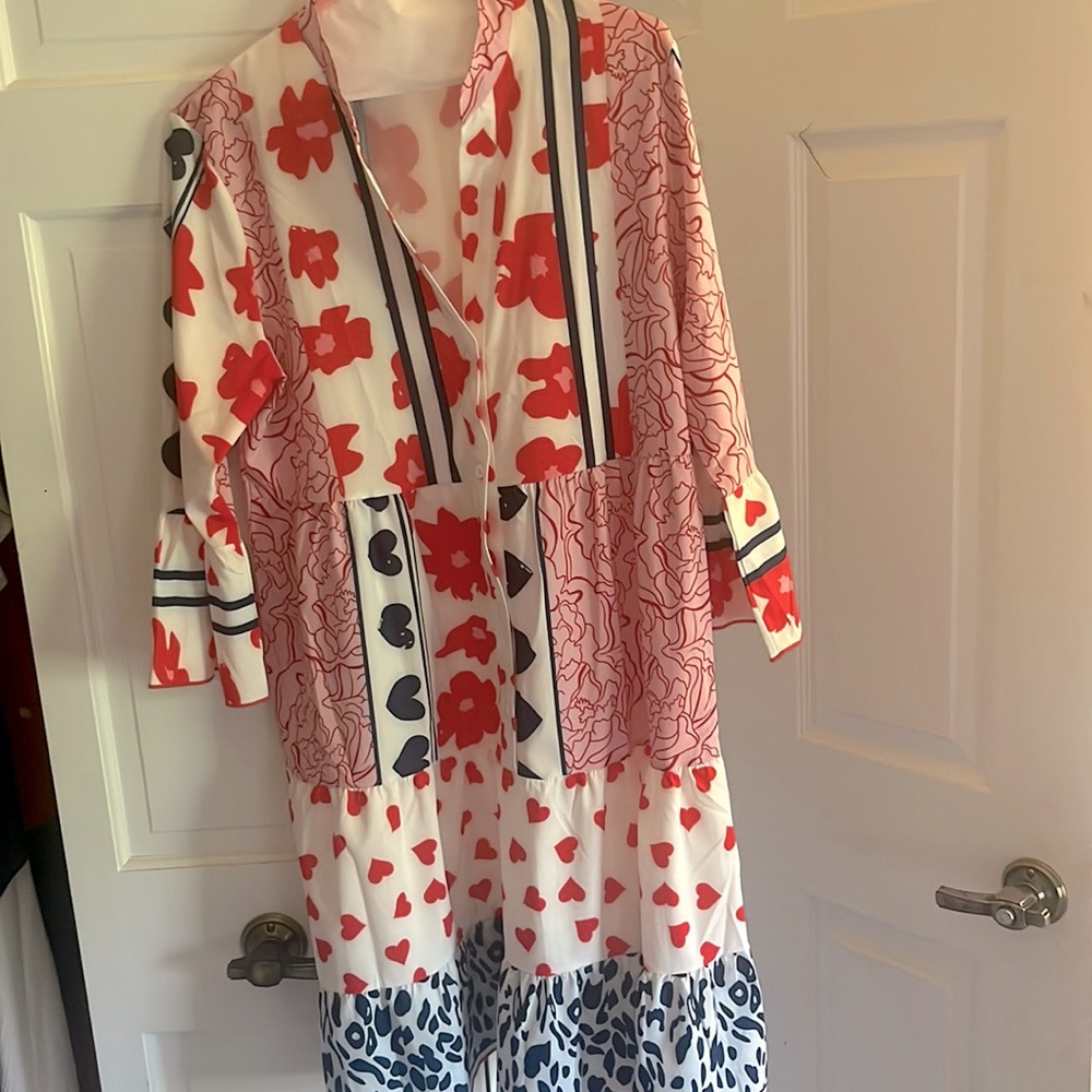 Woman’s silk dress size Large